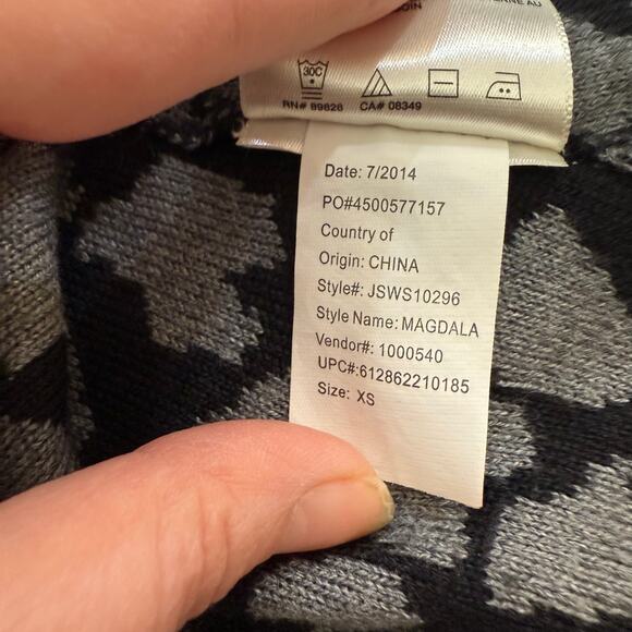 Jessica‎ Simpson Cheetah Print Tank Top Sweater Dress XS Extra Small - Picture 5 of 7